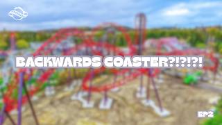COASTER'S BACKWARDS!?!?! Planet Coaster 2 Series Ep.2 - Drakon VALGUARD - Paultons Park New Area!