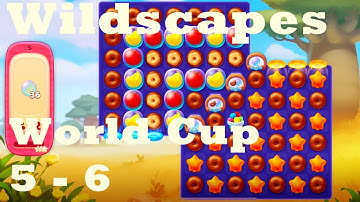 Wildscapes Level 5 - 6 World Cup after Level 3280 HD | 3 - match game | gameplay | android | ios |