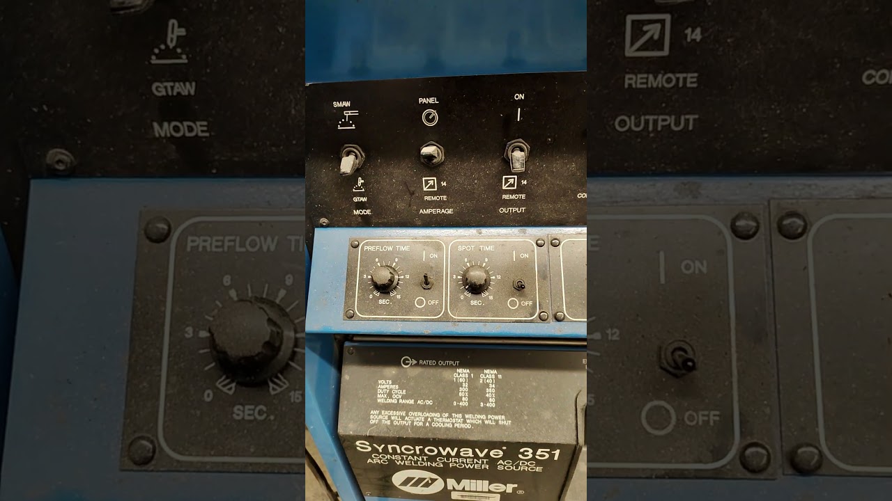 Miller Syncrowave 351 Welder