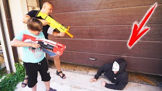 НОВАЯ ЛОВУШКА для АНОНИМУСА!!! 5 серия NERF GUN Матвей и папа