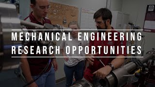 Mechanical Engineering Research Opportunities