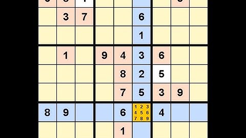 How to Solve New York Times Sudoku Hard April 11, 2022