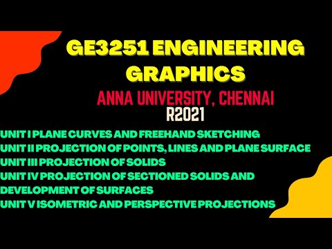GE3251 ENGINEERING GRAPHICS