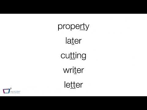 Practice Pronouncing The Weird American /T/ {American Accent Training}
