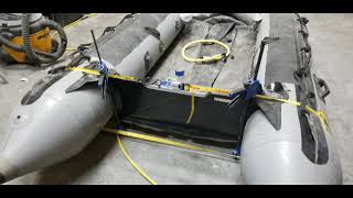 Installing replacing a transom on your Zodiac inflatable boat screenshot 1