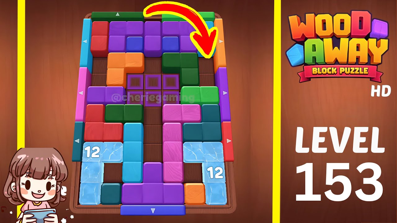 Wood Away Level 153 Solution Walkthrough - YouTube