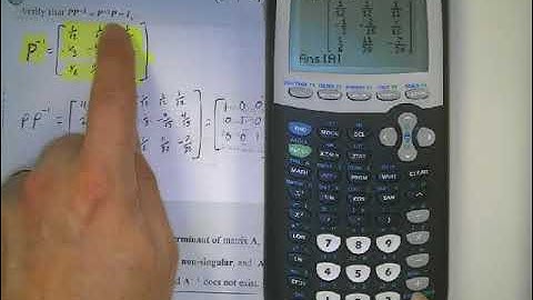 H9D.2 Determinant, Inverse Matrix, Solving Systems of Matrices
