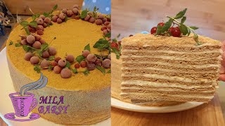 Медовик | Медовый торт | Новогодний рецепт | Медовик рецепт | Honey cake recipe