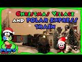 🎄❄🎅🤶 Christmas Village and🚂 Polar Express Train Set 🚂 with Active Blizzard  - Puky Toys and Fun