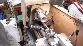 Machining very rough home cast aluminium on a Chinese metal lathe