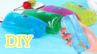 DIY Игрушка антистресс скользун - Водяная змея своими руками | Water Snake Fidget Toy