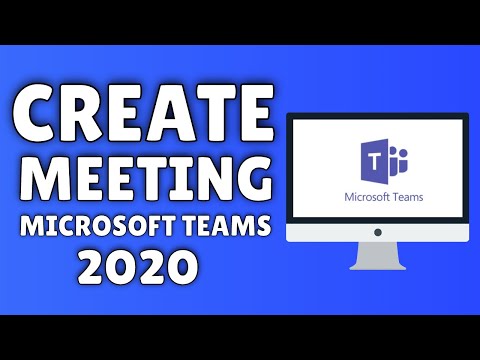 Video How To Create A Meeting In Microsoft Teams ✅ - youtube