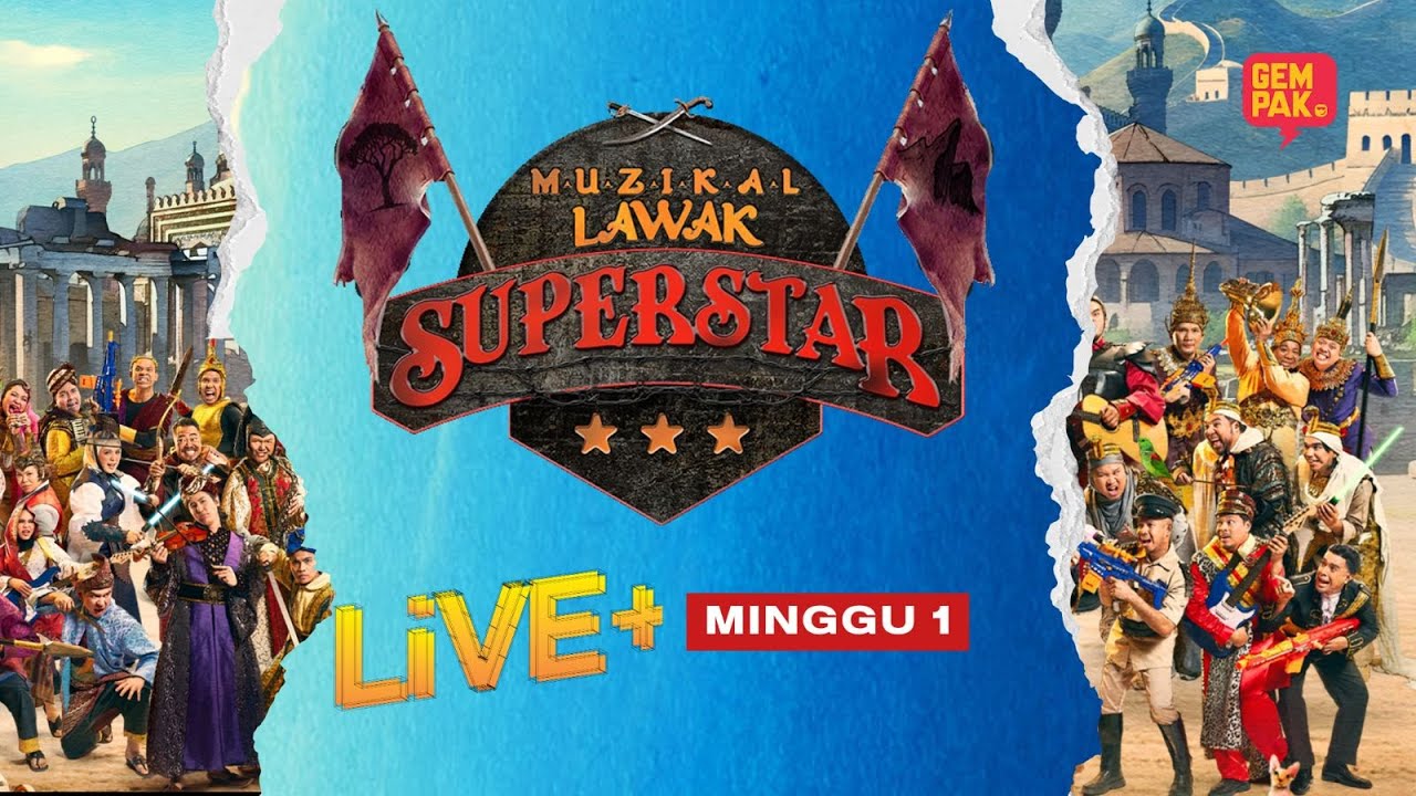 [LIVE] MUZIKAL LAWAK SUPERSTAR 5 LIVE + - MINGGU 1