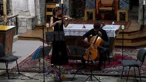 Beethoven - duo in C Major for violin and cello - Duo Thirault-Joubert