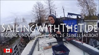 RIGGING UNDONE - 1976 Reinell 26' Sailboat Restoration. #6