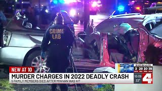 University City man charged with 5 counts of murder in 2022 crash that killed 5 family members