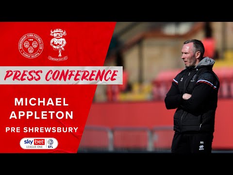 Michael Appleton Pre Shrewsbury Town