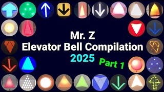 Mr. Z Elevator Bell Compilation 2025 - PART 1