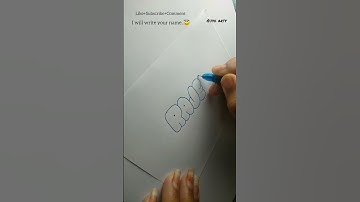 How to write RAJESH in bubble letters #drawing #letters #art