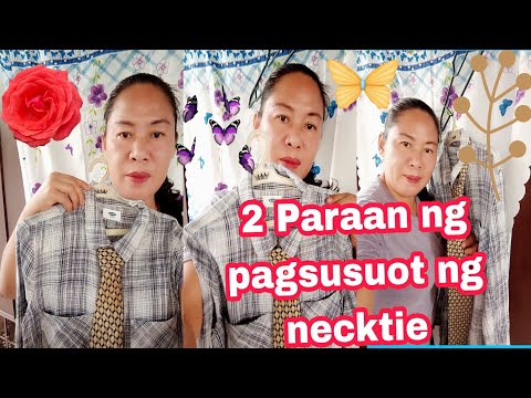 2 Paraan ng pagsusuot ng necktie l Mom Jane & Peter Vlog