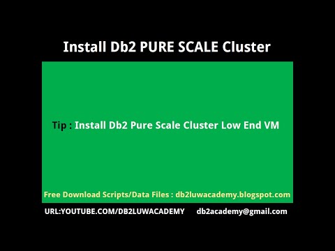 Install Pure Scale in Low End Hardware VM - Db2 Pure Scale Cluster Setup
