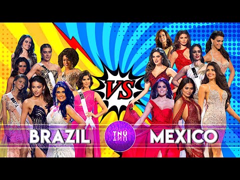 BRAZIL v/s. MEXICO | MISS UNIVERSE (2000 - 2021)