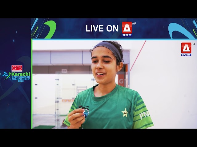Ace squash player Zaynab Khan has been playing since she was just 8 years old!