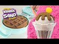 Kinetic sand ice cream treats  unboxing and how to play