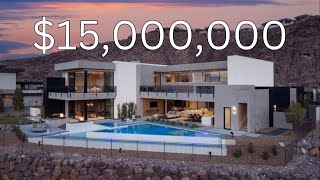 Inside a $15,000,000 Ultra Luxury Custom Las Vegas Desert Mansion!