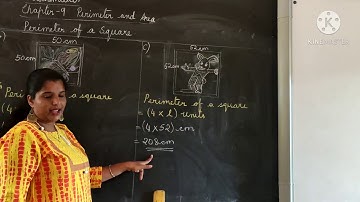 Chapter 9 Perimeter and Area Perimeter of a square ⬛ Explanation and Exercise 9.2