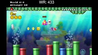 NSMBW 4-4 100% IL TWR 433 IGT