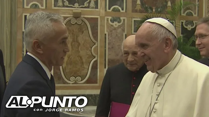 Video del encuentro de Jorge Ramos con el Papa Fra...