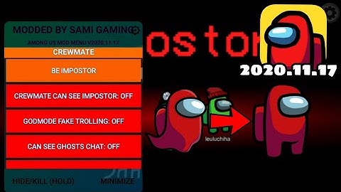 AMONG US MOD MENU BY SAMI GAMING VERSION 2020.11.17.