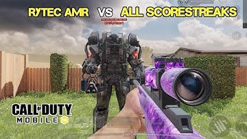New Rytec AMR Sniper vs. XS1 Goliath (All Scorestreaks) in COD Mobile | Call of Duty Mobile