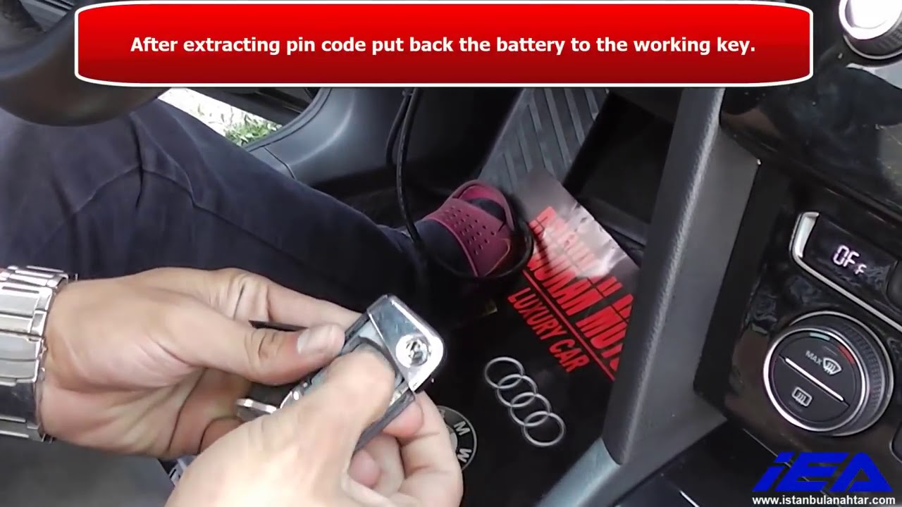 Volkswagen Passat 2015 MQB system Keyless Go key programming for - YouTube