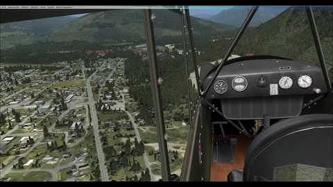 A2A Simulation Piper J-3 Cub landing at Darrington.mp4