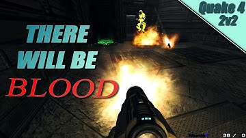 Quake 4 Multiplayer Gameplay Team Deathmatch 2v2 Murda1 Belphegor vs Stywoo Rashan0121