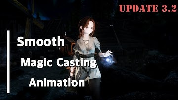 SKYRIM Smooth Magic Casting Animation 3.2 / SKYRIM mod / 스카이림SE 스무스 매직 캐스팅 애니메이션 / 모션 모드