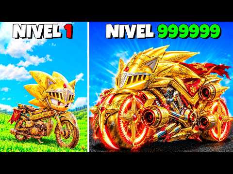 Leveling up Excalibur Sonic's motorcycle from level 1 to level 1,000,000 in GTA 5!! (Sonic Movie ...
