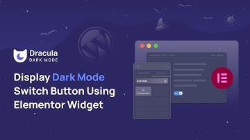 How to Display Dark Mode Switch Button Using Elementor Widget