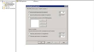 Limitando el Consumo de Memoria RAM por el IIS en Windows Server 2003 screenshot 5