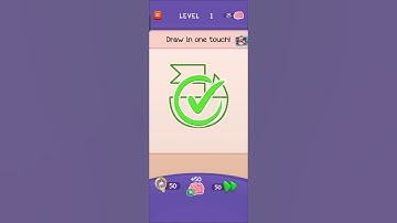 Riddle test level 1 Draw in one touch #riddletest #level1