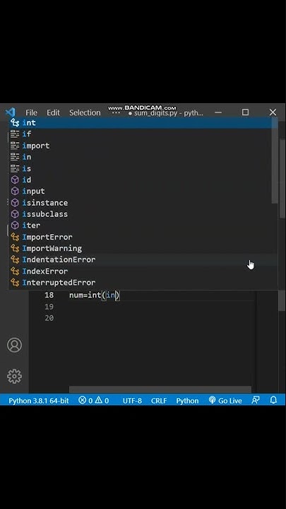 Recursive function in python to calculate sum of digits of positive ...