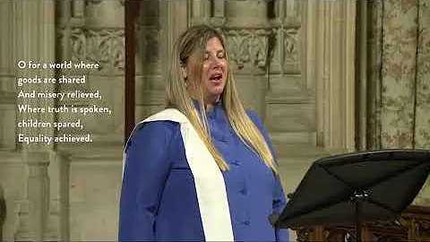 Hymn 386 - O For a World performed by Kimberly Wal...