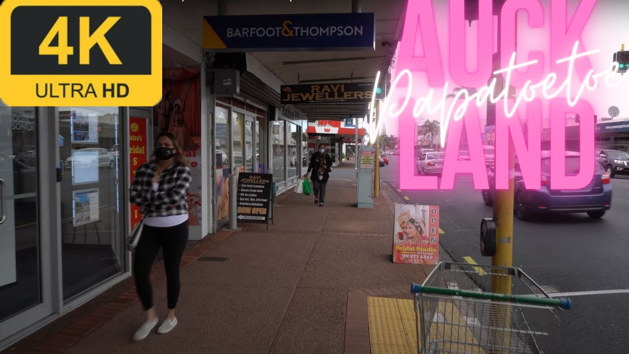 Walk in Auckland Papatoetoe Great South Road 4K YouTube