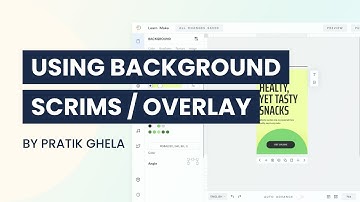 Using Background Scrims / Overlay | MakeStories