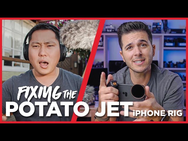 POTATO JET's iPhone Vlogging Rig FIXED - LiteChaser Pro VND Filters from Polar Pro class=
