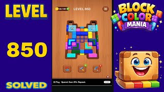 Block Color Mania – Level 850 | Fast & Clean Solution