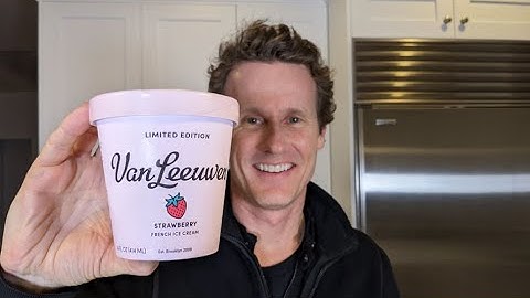 Van Leeuwen STRAWBERRY ice cream review 🍓 😋
