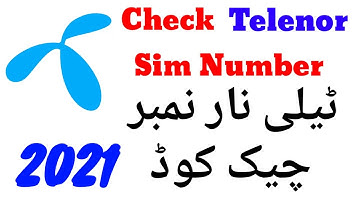 Telenor ka number check karne ka tarika || How to check Telenor sim number || Technical Zem